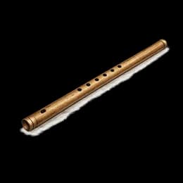 Traditional wooden flute, an instrument of Igbo celebration music